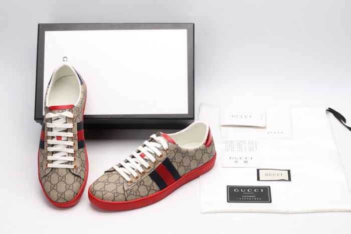 gi ace embroidered low-top sneaker 070504