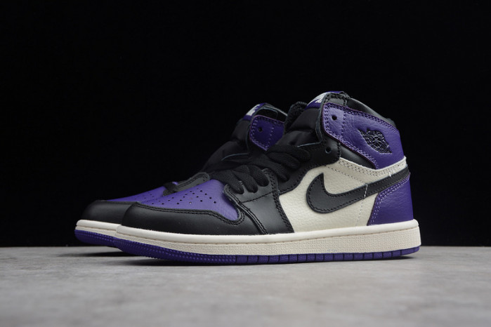air jordan 1 kids high court purple 555088-501