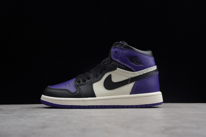 air jordan 1 kids high court purple 555088-501