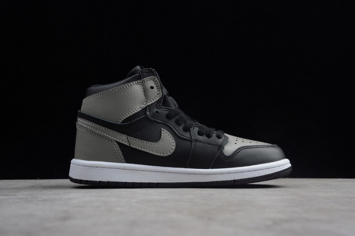 air jordan 1 kids retro high og shadow black grey aq2664-013