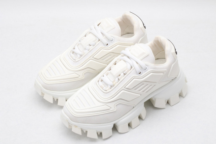 PRAD WHITE SNEAKERS