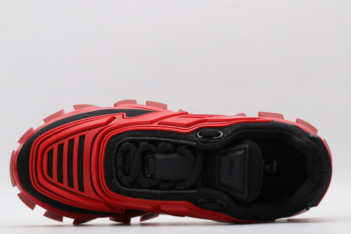 PRAD RED BLACK SNEAKERS