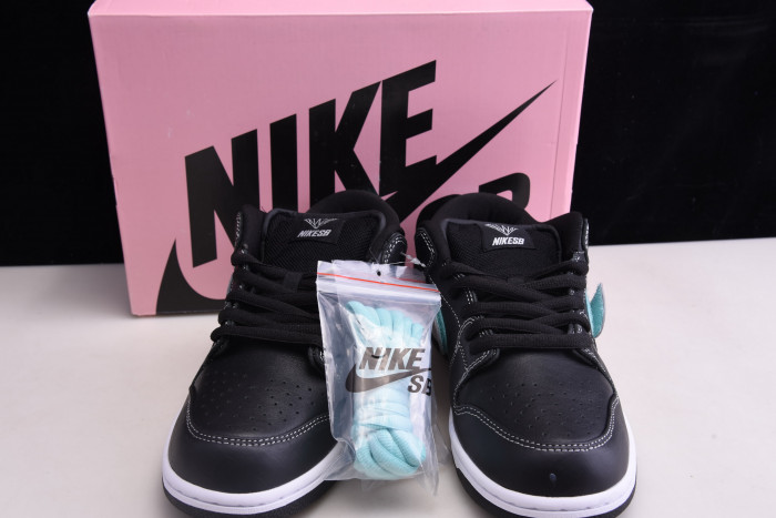 nike sb dunk low Di*m*nd s*pply co black Di*m*nd bv1310-001