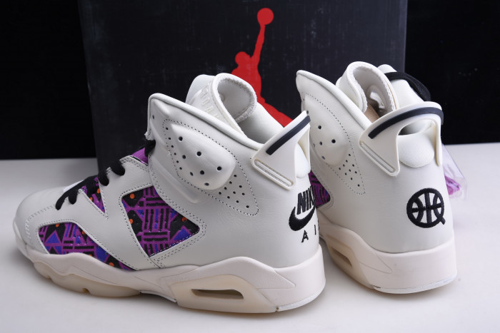 air jordan 6 retro quai54 sail black cz4152-101