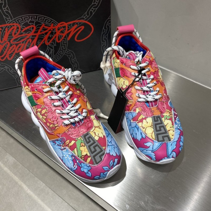 vse chain reaction red sneaker