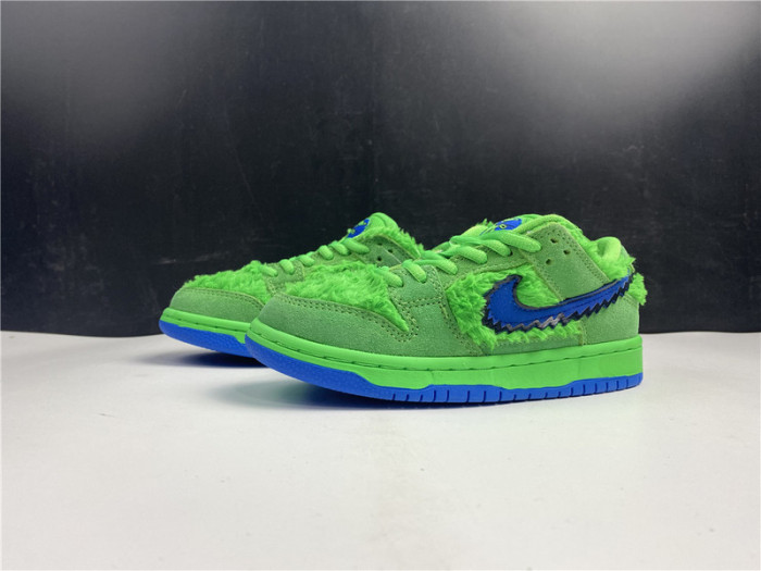 nike sb dunk kids low grateful dead bears green - cj5378-300