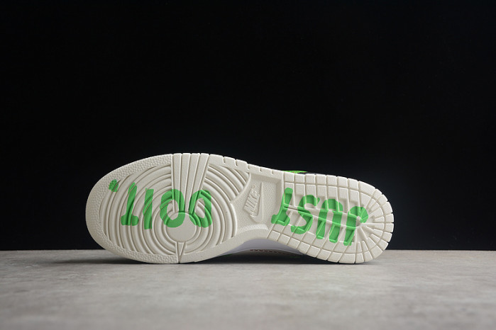 nike dunk low disrupt 2 green snakeskin dv1491-101