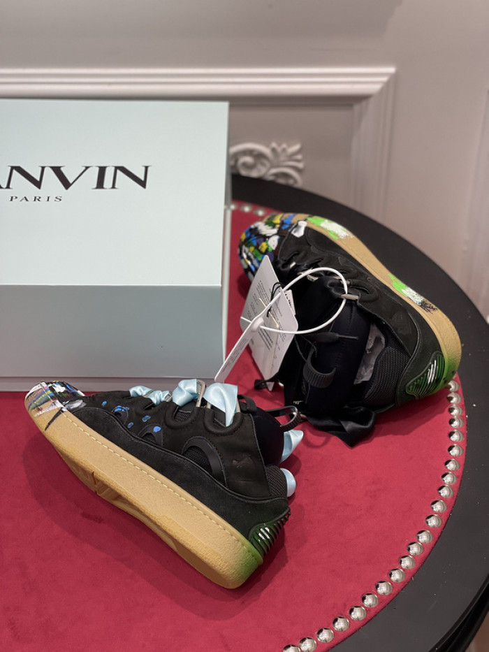lanvin curb sneaker