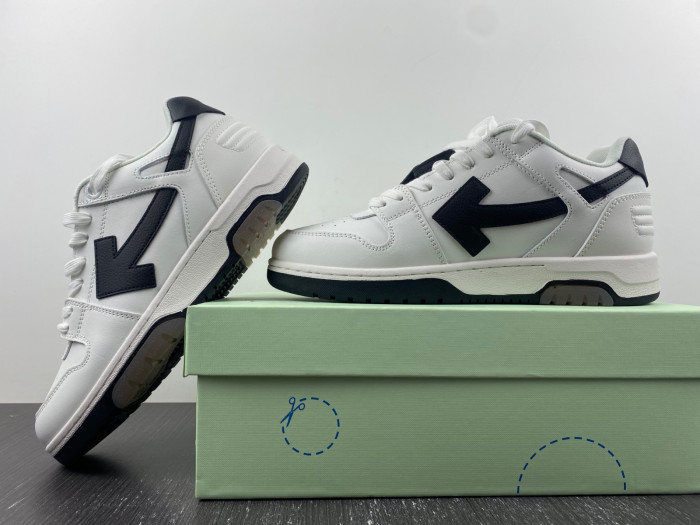 ofw out of office low-top leather sneakers 221008006