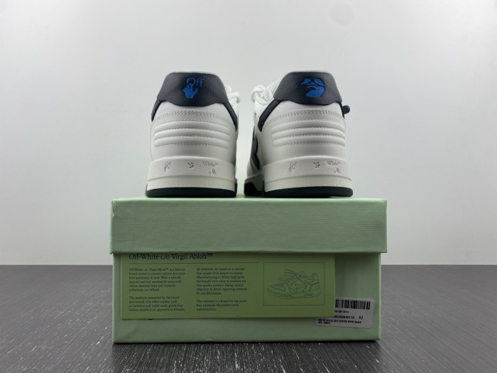 ofw out of office low-top leather sneakers 221008006