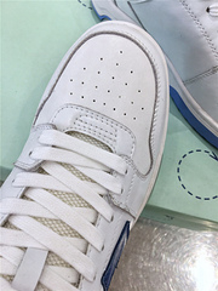 ofw out of office low-top leather sneakers