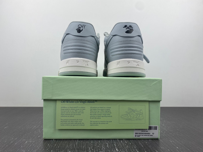 ofw out of office low-top leather sneakers 23062101