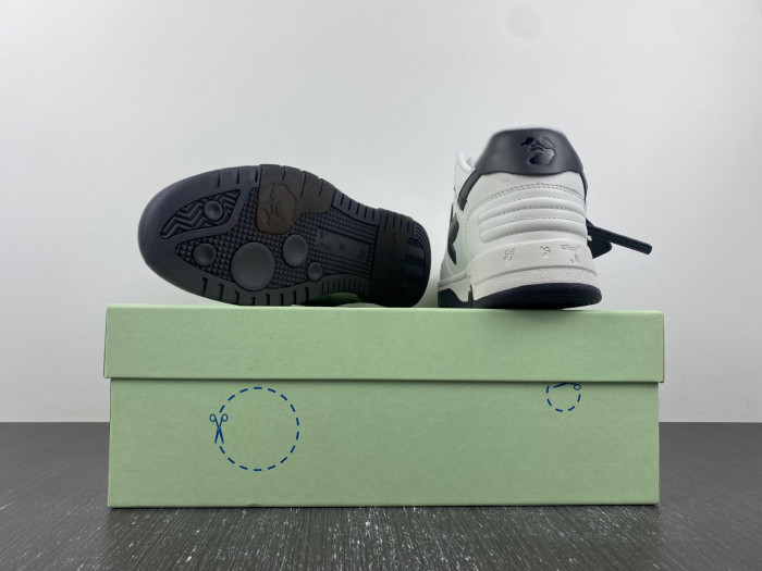 ofw out of office low-top leather sneakers