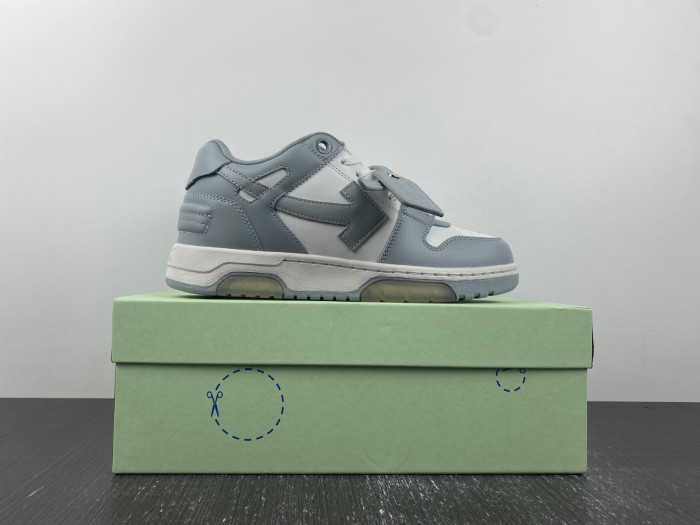 ofw out of office low-top leather sneakers