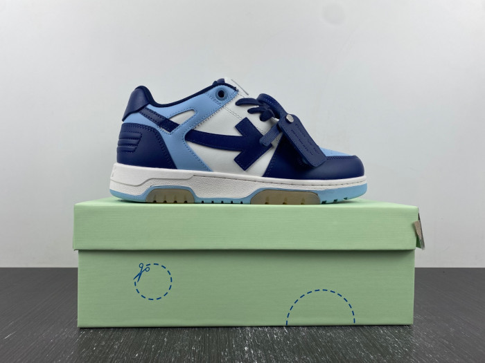 ofw out of office low-top leather sneakers