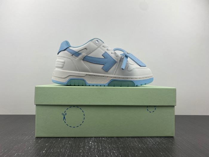 ofw out of office low-top leather sneakers