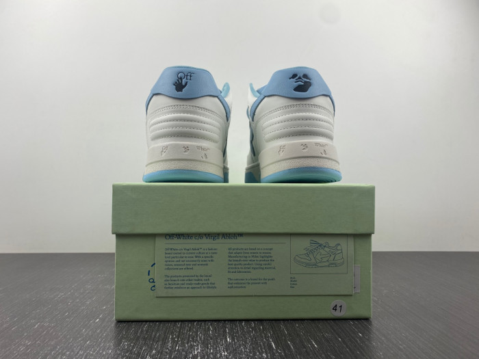 ofw out of office low-top leather sneakers