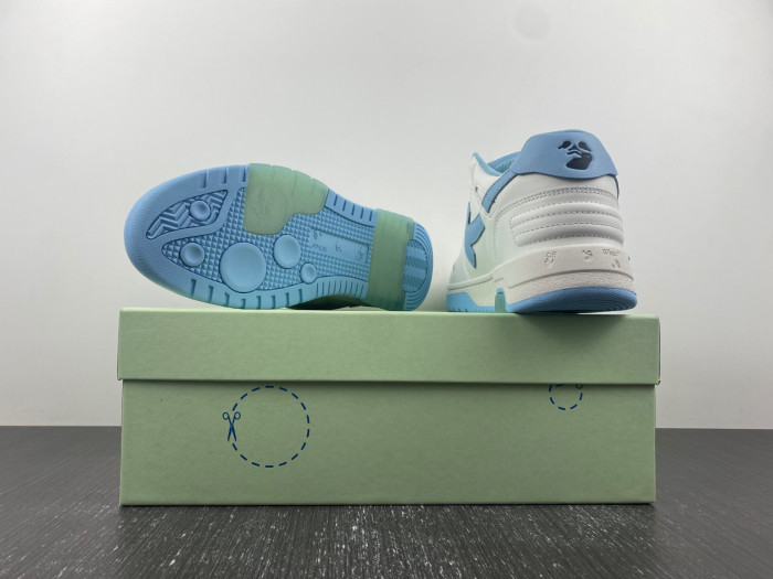 ofw out of office low-top leather sneakers