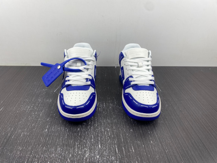 ofw out of office low-top leather sneakers