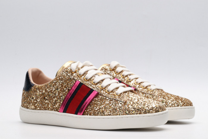 gi ace embroidered low-top sneaker
