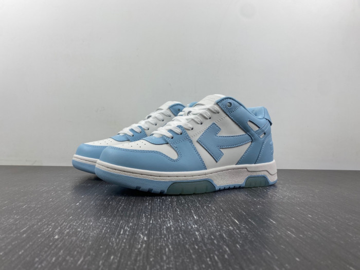 ofw out of office low-top leather sneakers