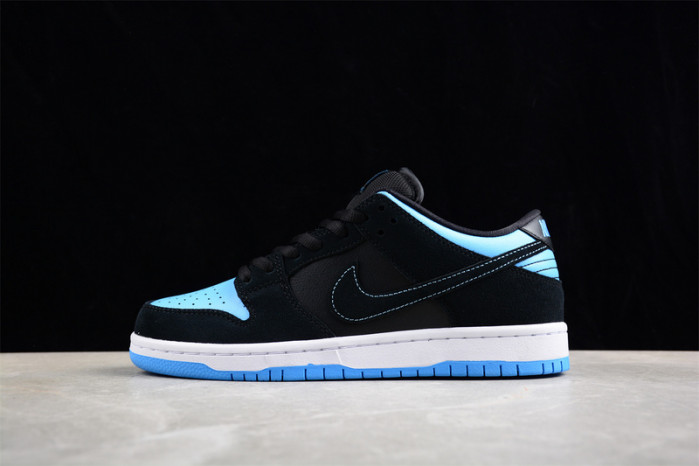 nike sb dunk low black university blue men''s - 304292-048