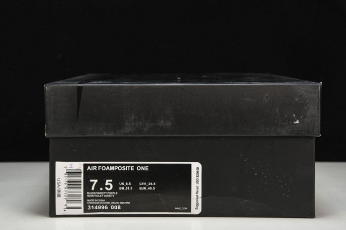 nike air foamposite one eggplant 314996-008