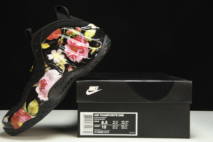 air foamposite one floral - 314996-012
