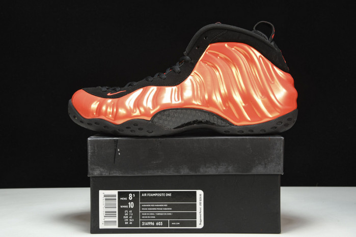 nike air foamposite one habanero red 314996-603
