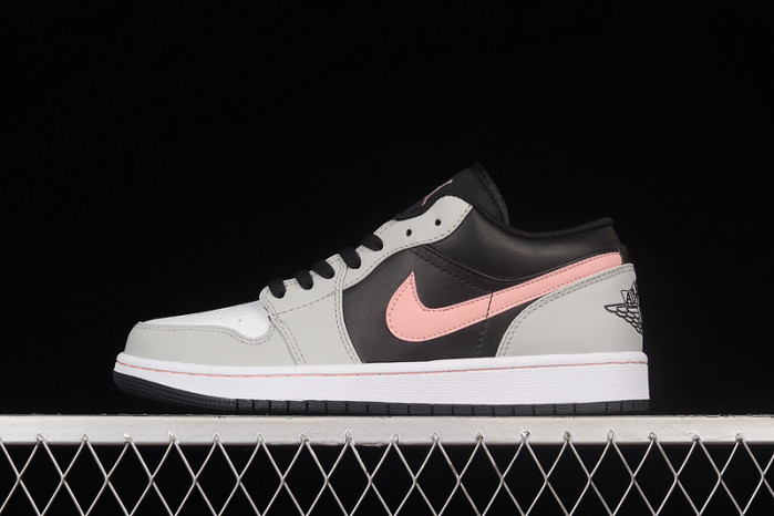 jordan 1 low black grey pink 553558-062