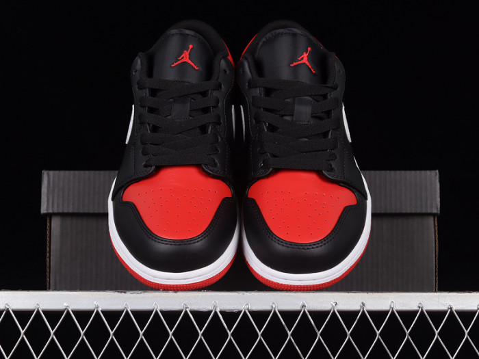 air jordan 1 low bred toe 553558-066