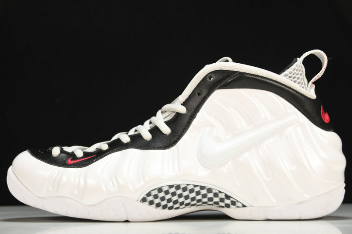nike air foamposite pro white black university red 624041-103