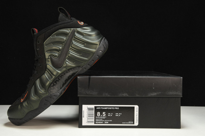 nike air foamposite pro sequoia - 624041-304