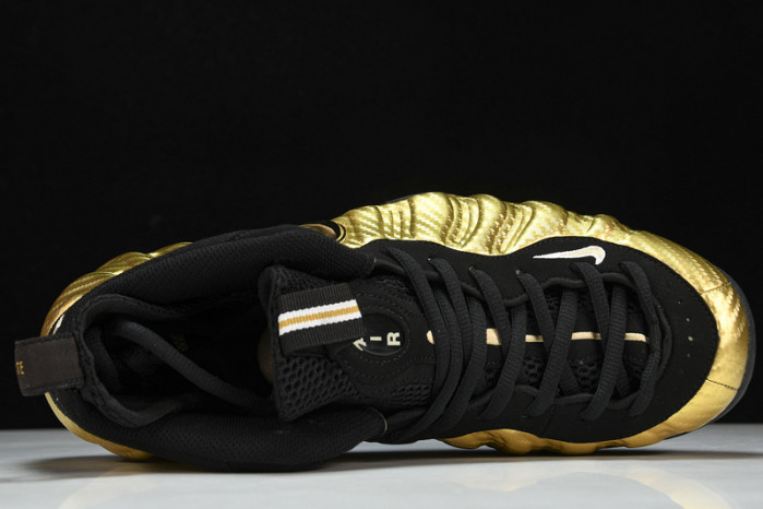 air foamposite pro “metallic gold” black mens 624041-701