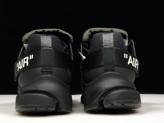 ofw x nike air presto black - aa3830-002