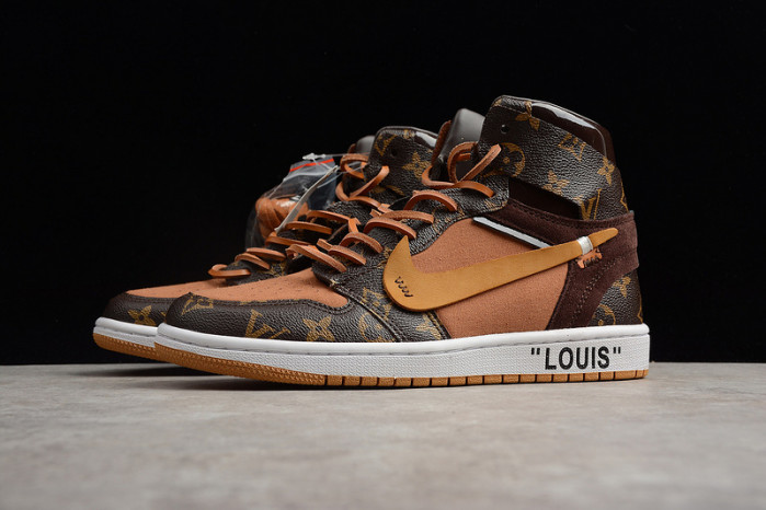 ofw x air jordan 1 customs mens - aq0818-202