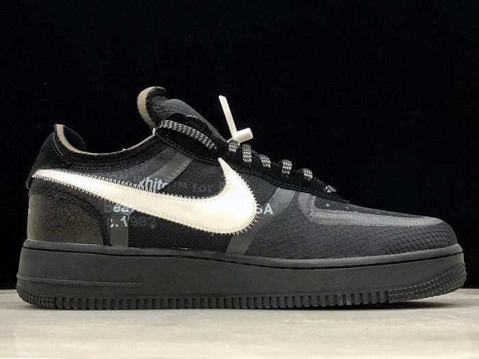 ofw nike air force 1 black - ao4606-001