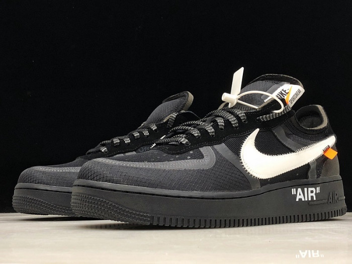 ofw nike air force 1 black - ao4606-001