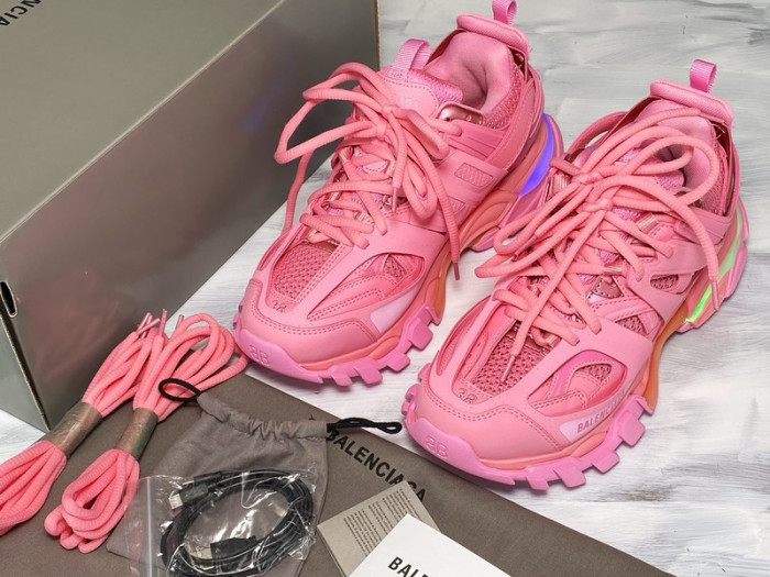 bl track led trainers sneaker pink h903p044