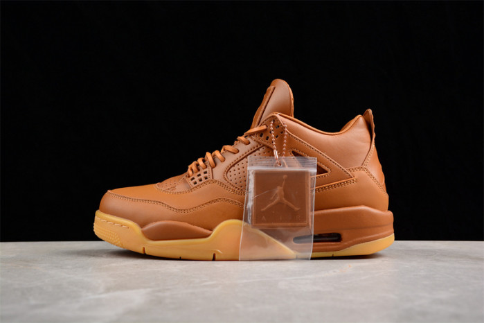 jordan 4 retro ginger wheat men''s - 819139-205