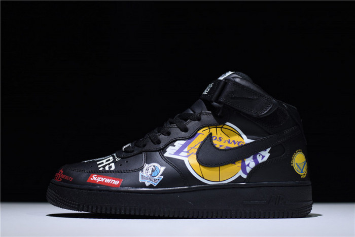 nba air force 1 mid ''07 white black teams aq8017-001