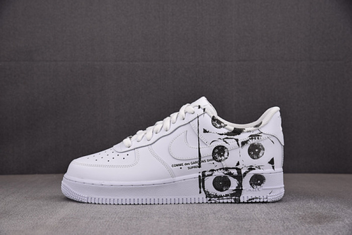 NIKE AIR FORCE 1 LOW COMME DES GARCONS SHIRT 923044-100