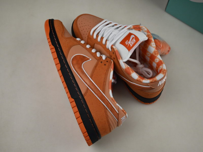 concepts x nike sb dunk low "orange lobster" fd8776-800