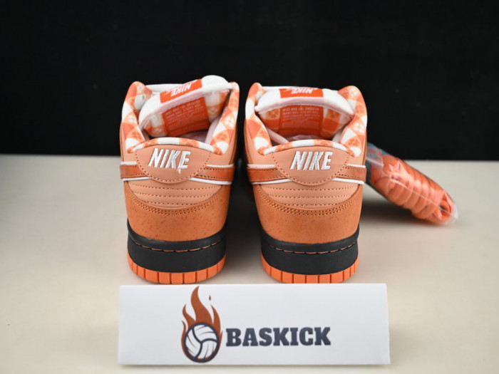 concepts x nike sb dunk low "orange lobster" fd8776-800