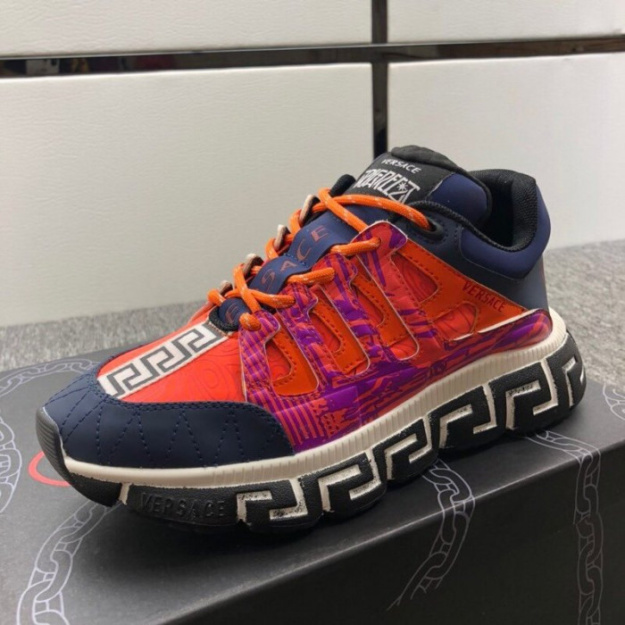 vse chain reaction orange sneaker