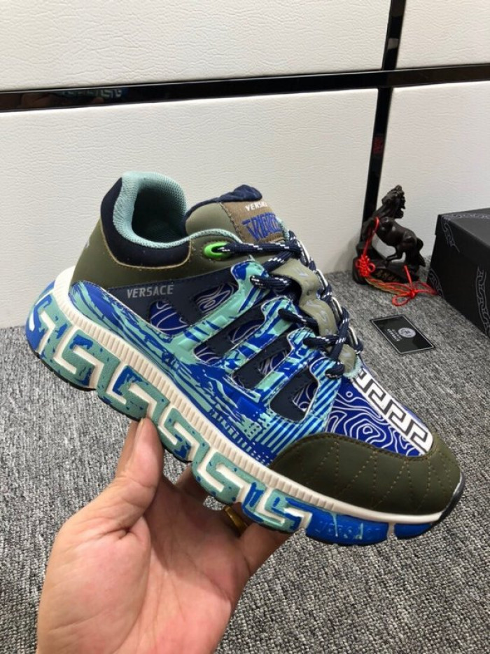 vse chain reaction blue sneaker