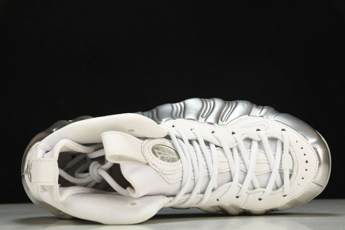 nike air foamposite one chrome white aa3963-100