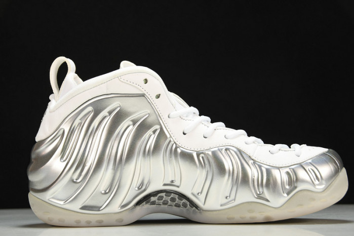 nike air foamposite one chrome white aa3963-100