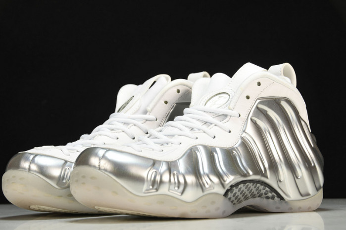 nike air foamposite one chrome white aa3963-100