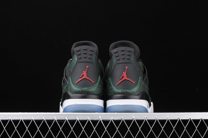 air jordan 4 laser green/blaca/white aj4-1043515